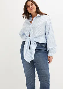 Oversized bluse av økologisk bomull, bonprix