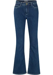 Bootcut-jeans Mid Waist, økologisk bomull, bonprix