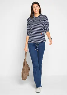 Bootcut-jeans Mid Waist, økologisk bomull, bonprix