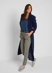 Langermet, figurnær topp (2-pack), bonprix