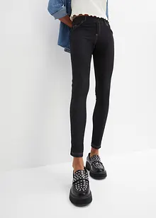 Leggings i denim look av bomullsmiks, bonprix