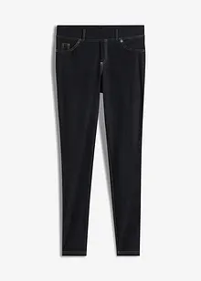 Leggings i denim look av bomullsmiks, bonprix