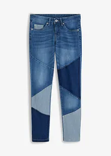 Skinny-jeans med trekantede innfellinger, bonprix