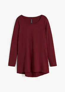 Langermet topp i 100% bomull, bonprix