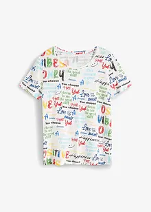 T-skjorte i myk viskosemiks, bonprix