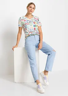 T-skjorte i myk viskosemiks, bonprix