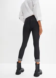Leggings i jeans look av bomullsmiks, bonprix