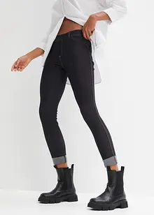 Leggings i jeans look av bomullsmiks, bonprix