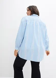 Skjortebluse i ren bomull, bonprix