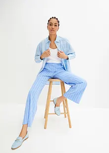 Skjortebluse i ren bomull, bonprix