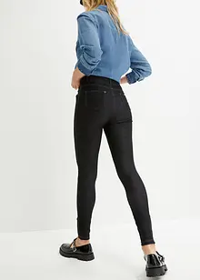 Leggings i denimlook med glidelås, bonprix