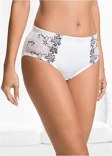 Shape-truse med delikat broderi (2-pack), bonprix
