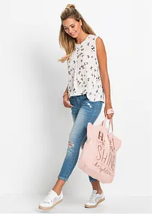 Ermeløs bluse, bonprix