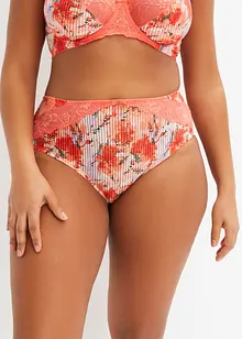 Truse med høy midje og blonder, bonprix