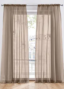 Gardin av lett voile (2-pack), bonprix