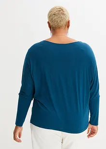 Langermet topp i myk viskosemiks, bonprix