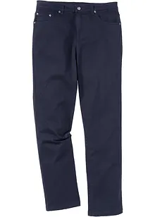 Classic Fit-bukse med stretch i 100% bomull, Straight, bonprix