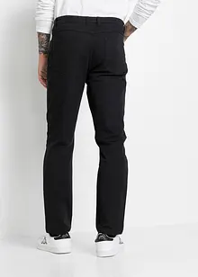Classic Fit-bukse med stretch i 100% bomull, Straight, bonprix
