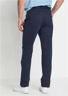 Classic Fit-bukse med stretch i 100% bomull, Straight, bonprix