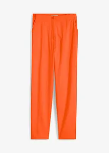 High Waist-bukse i lin-viskosemiks med kortere benlengde, bonprix