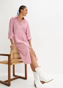 Skjortekjole med stripemønster, bonprix