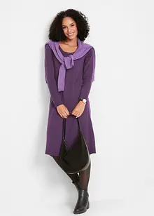 Strikkekjole i utsvingt modell, bonprix