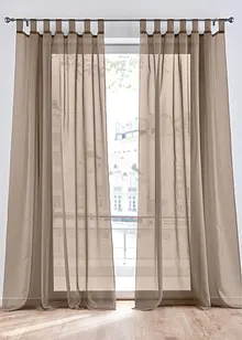 Gardin av lett voile (2-pack), bonprix