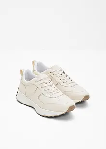 Sneakers med metallic-detaljer, bonprix