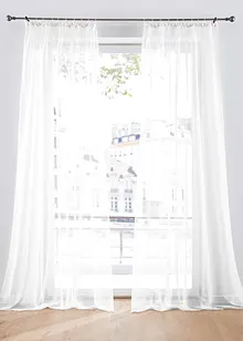Gardin av lett voile (2-pack), bonprix