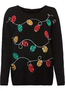 Finstrikket genser, bonprix