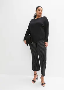 Langermet topp i myk viskosemiks, bonprix