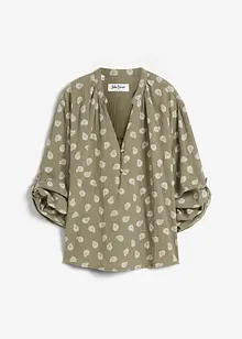 Oversized bluse i lett musselin, bonprix