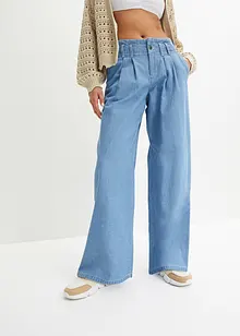 Wide Leg-jeans Low Waist, Low Stretch, bonprix