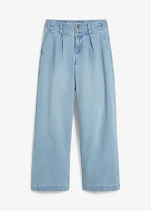 Wide Leg-jeans, High Waist, komfortlinning, bonprix