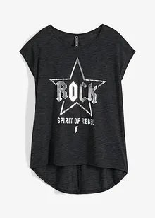 Lang topp i myk viskosemiks, bonprix