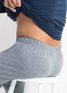 Pyjamas med bomull og lange ermer, bonprix