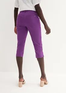 Capri-bukse med stretch og slip on-linning, bonprix