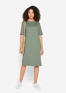 Oversized T-skjortekjole av 100% bomull (2-pack), bonprix