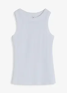 Ribbet topp i 100% økologisk bomull, bonprix