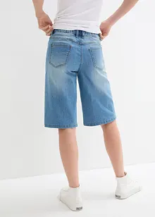 Bermudashorts i denim, High Waist, komfortlinning, bonprix