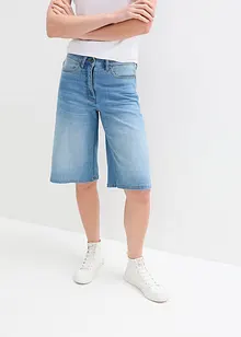 Bermudashorts i denim, High Waist, komfortlinning, bonprix