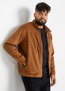 Jakke i imitert semsket skinn, bonprix