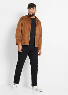 Jakke i imitert semsket skinn, bonprix