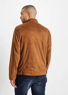 Jakke i imitert semsket skinn, bonprix