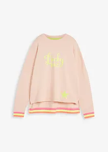 Sweatshirt med fargerike mansjetter, bonprix