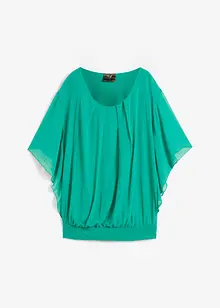 Chiffonbluse med topp under, bonprix