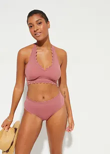 Halterneck-bikini (2-delt sett) av resirkulert polyamid, bonprix