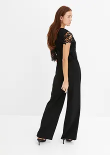 Jumpsuit med blonde, bonprix