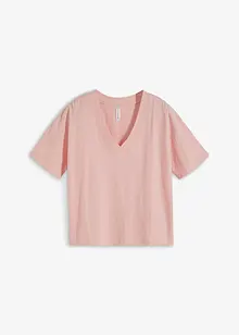 Oversized topp av ren økologisk bomull, bonprix