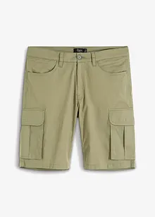 Bermudashorts med stretch og cargolommer, Regular Fit, bonprix